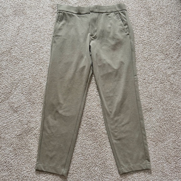 Bonobos Other - Bonobos Off Duty Elastic Waist Pants Mens Medium Short Green Stretch Work Travel